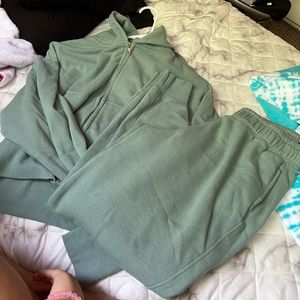Sage sweatsuit